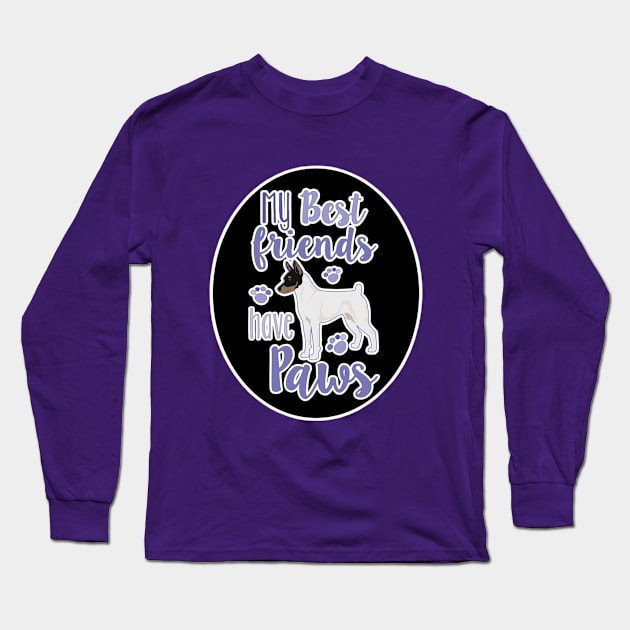 Toy Fox Terrier Long Sleeve T-Shirt by PB&J Designs